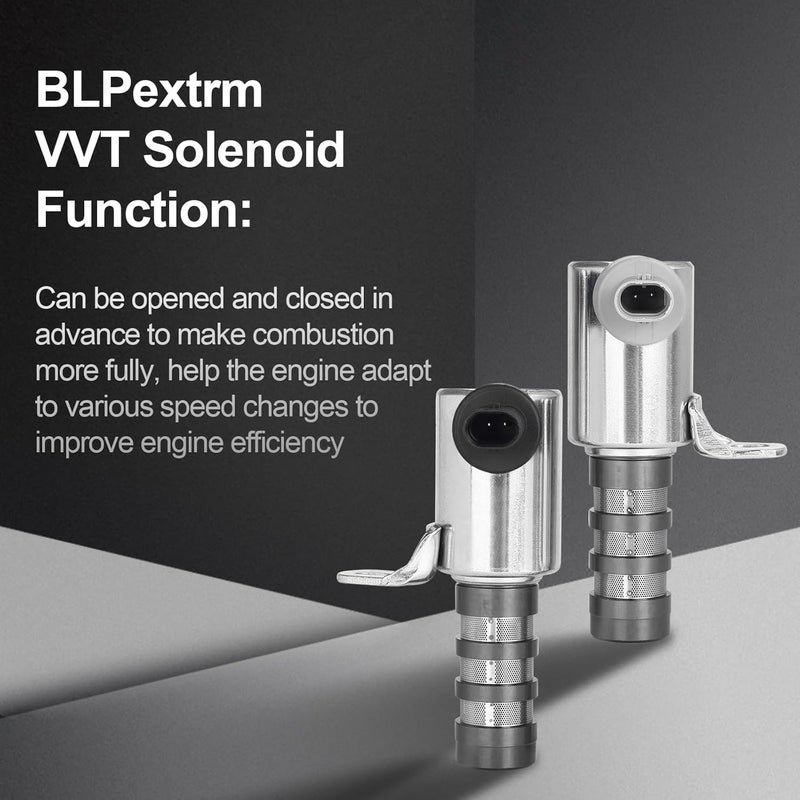BLPextrm Variable Valve Timing VVT Solenoid Fits for Ford F150 Explorer Taurus Transit Flex Edge Lobo, for Lincoln MKT MKX MKS Navigator 3.3 3.5 3.7L - Camshaft Actuator Solenoid Replace 917-197 917-198 4PCS - Image 3